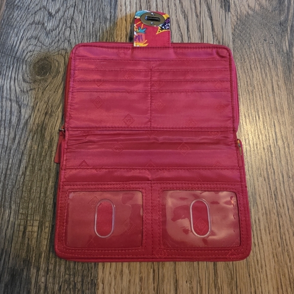 Paisley Floral Vera Bradley Purse & Wallet | Rumba Paisley Floral | Like New! - Picture 7 of 10